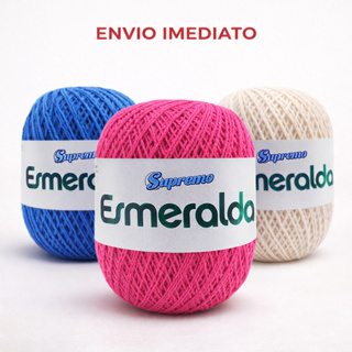 Linha Novelo Esmeralda 460m TEX 306 Algodão - Artesanato, Crochê e Tricô em Oferta na Shopee
