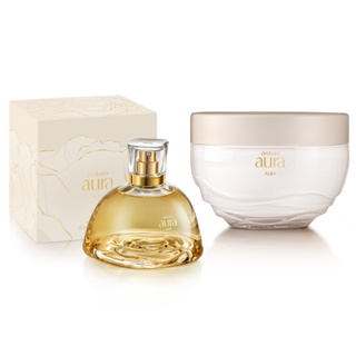 Combo Natura Aura Alba: Perfume + Hidratante Corporal em Oferta na Shopee