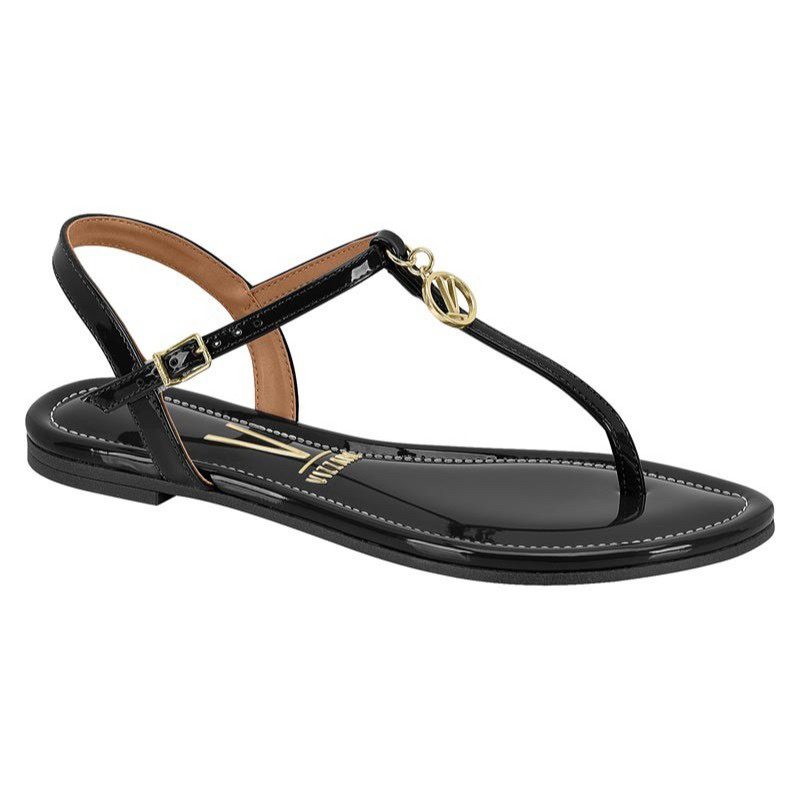 Sandália Feminina Rasteira Vizzano Delicada Original Minimalista Simples Mulher Rasteirinha Chinelo Básica 63711008