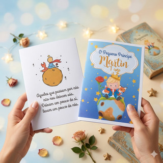 20 Livros De Colorir Personalizados - O Pequeno Principe