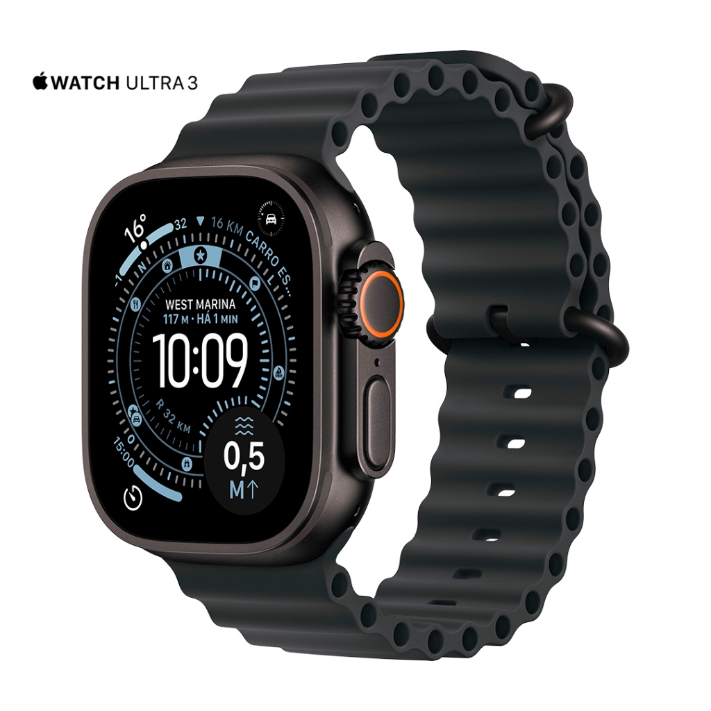 Relógio Apple Watch Ultra 3 49mm GPS + Cellular com Pulseira Original