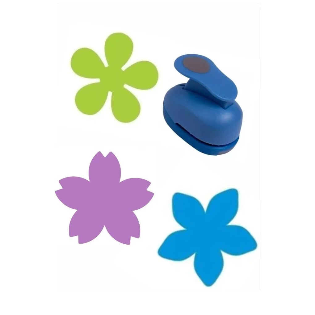 Kit 3 Cortadores Furadores De Papel E Eva - Flores De 16mm em Oferta na Shopee