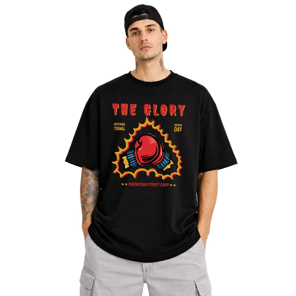 Camiseta Oversized Masculina Algodão Confortável Estampada