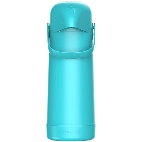 Garrafa Térmica Bomba de Pressão Magic Pump 1 Litro Verde Litoral TERMOLAR