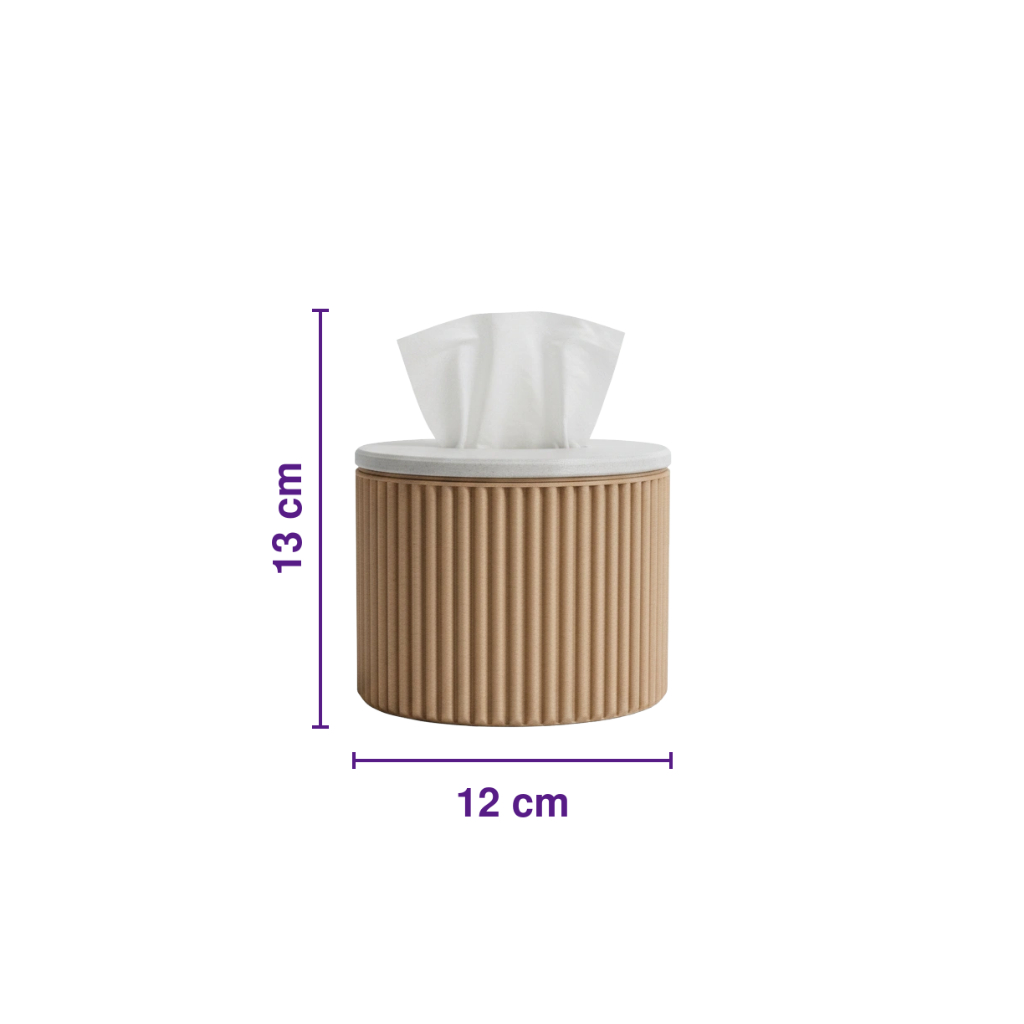 Porta Lenços para Papel Higienico Design Moderno Elegante para Banheiros Consultórios Salas Quartos — imagem 2 de 2