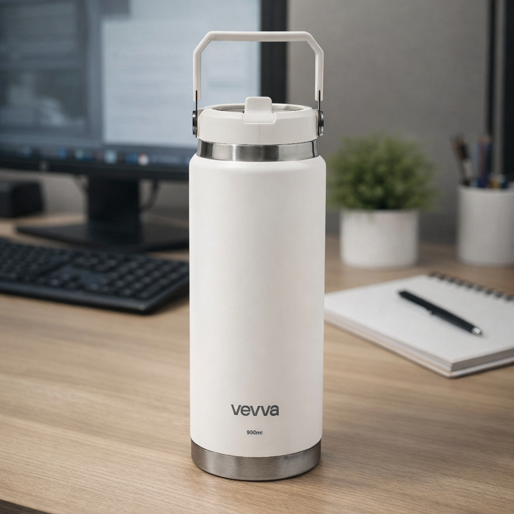 Garrafa Termica 900ml Inox Parede Dupla VEVVA LIFT Squeze Agua Bebidas Esporte Fitness em Oferta na Shopee