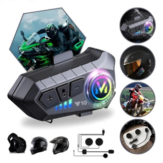 Fone de Ouvido de Capacete Moto Bluetooth Controle De Voz microfone para moto intercomunicador em Oferta na Shopee