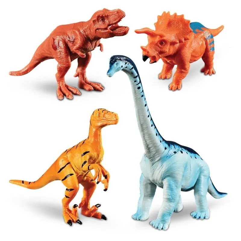 Robo Alive Dino World Brotossauro Azul 4 dinos - Candide