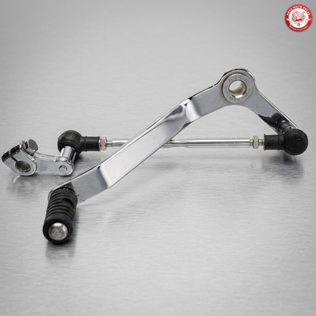 Pedal Câmbio Marcha Dafra Kansas 150 Completo Cromado Aço