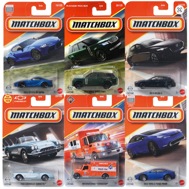 Mainline Matchbox Lifetime Básico 1:64 Miniatura/Carrinho A Escolha Original Mattel