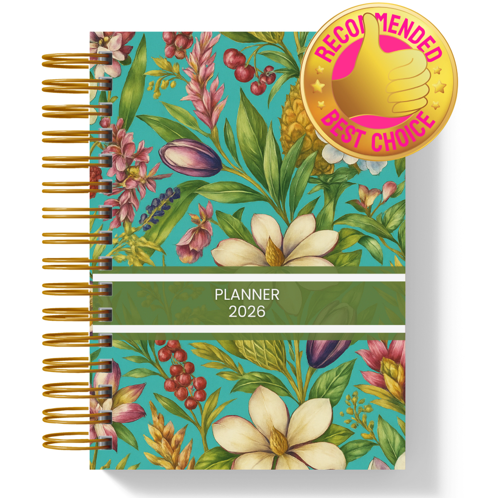 Planner 2026 Feminino | Agenda Semanal de Organização e Produtividade | Capa Dura | WorkPink em Oferta na Shopee