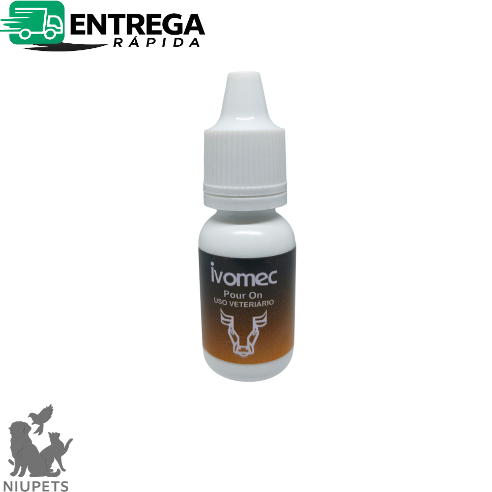 Remédio Ivomec Pour-on passaros e aves controle e tratamento para carrapatos vermes piolhos diarreia e peito seco em Oferta na Shopee