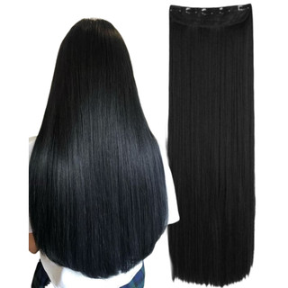 Aplique Tic Tac Cabelo Orgânico Premium 69cm 150g - Fibra Idêntica ao Humano (Aceita Calor)
