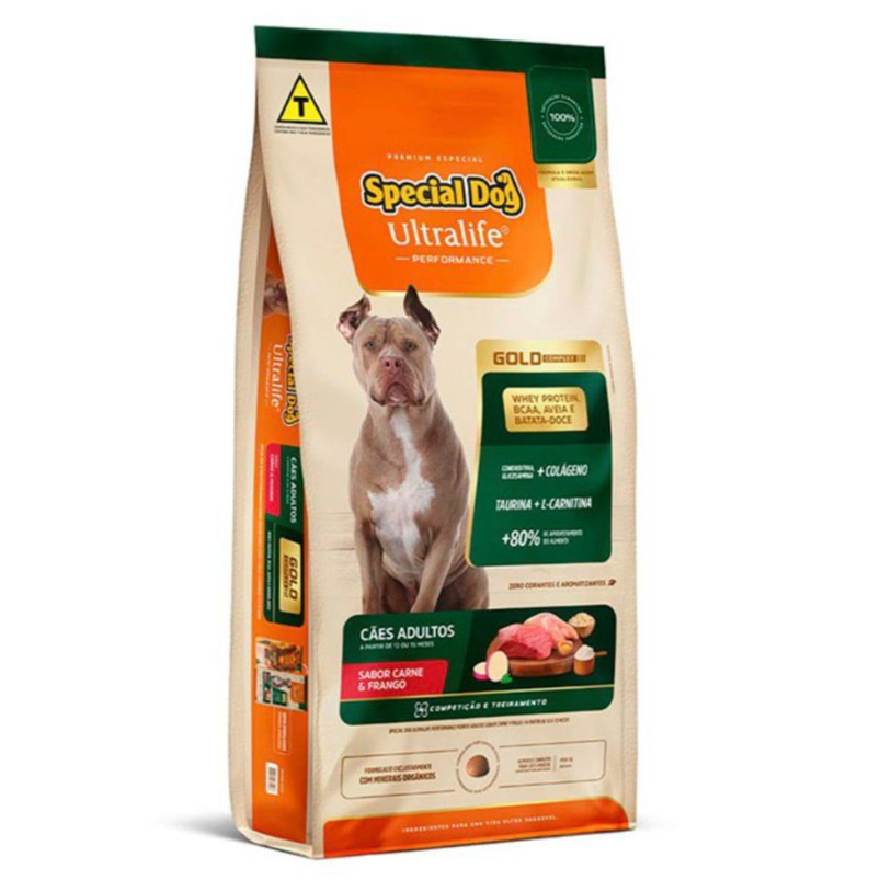 Ração Special Dog Ultralife Pitbull Performance 15kg 30kg
