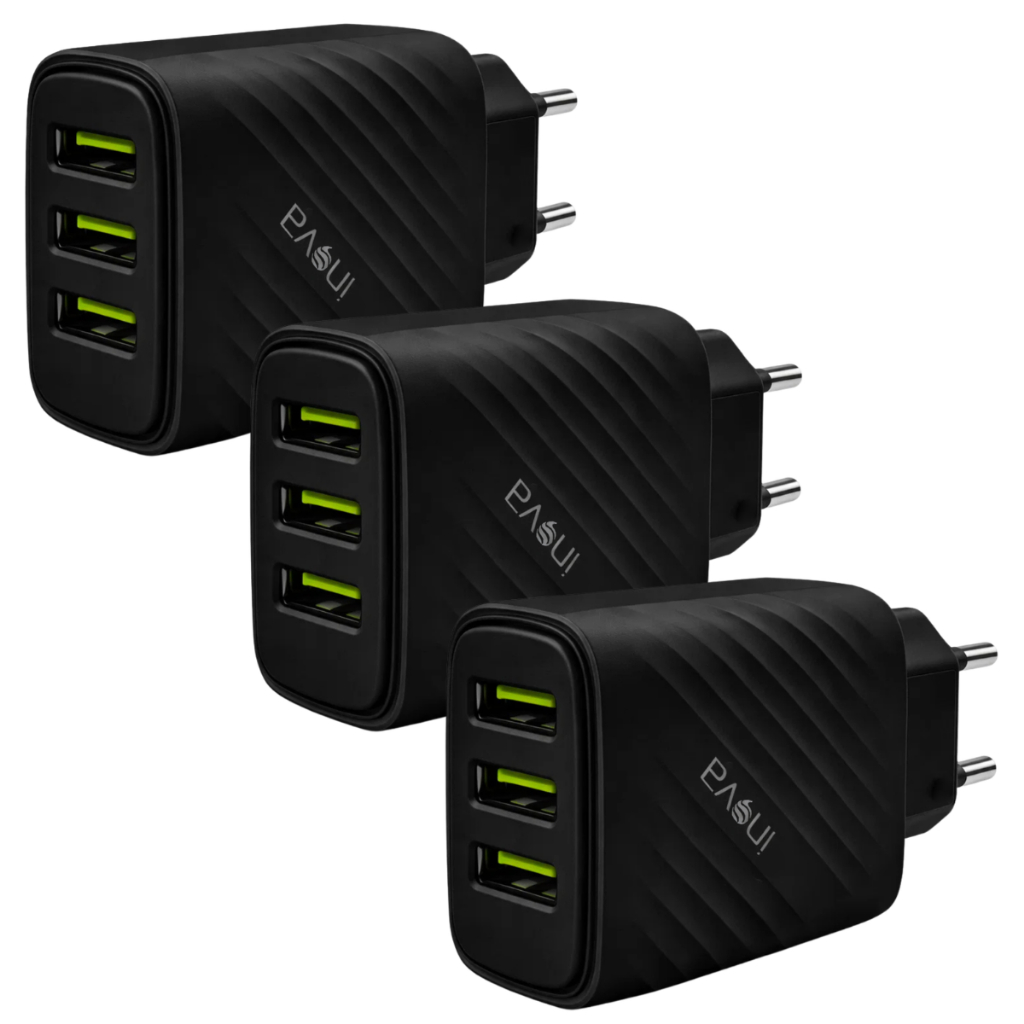 Fonte Inova 3 Entradas USB Adaptador de Carregador para Celular Rápido Original Inova em Oferta na Shopee