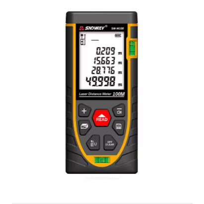 Sndway medidor de distância a laser SW-M100 elêmetro digital profissional ponteiro laser range f