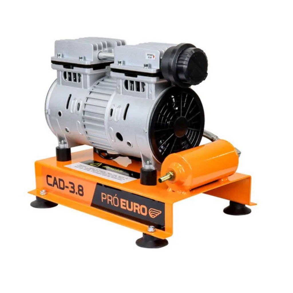 Compressor de Ar Elétrico Portátil 550W 1400RPM 115PSI 220V  - Pró Euro em Oferta na Shopee