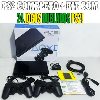 Ps2 Slim Original Completo Com Jogos - PS2 Na Caixa em Oferta na Shopee