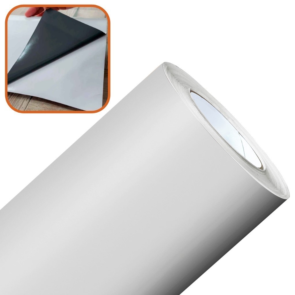 Adesivo Película Blackout Branco Para Envelopar Porta e Box de Vidro