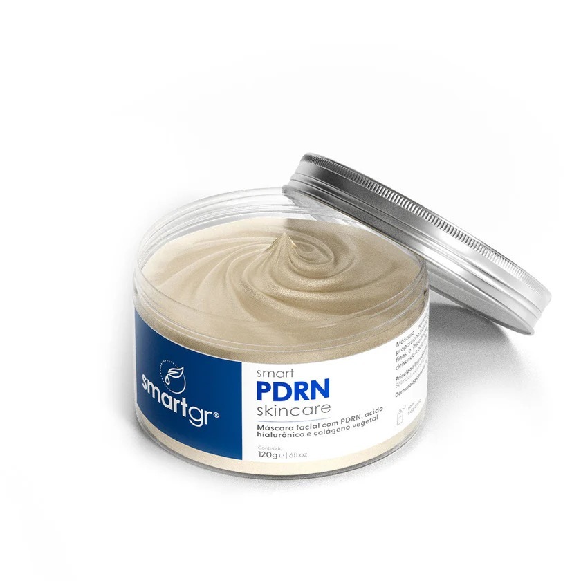 Smart PDRN - Máscara Facial de PDRN Ácido Hialurônico e Colágeno Vegetal - Smart GR 120g