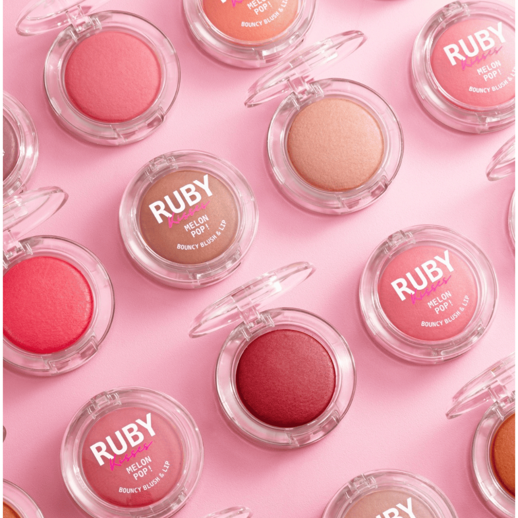 Blush Lip Bouncy Melon Pop RK Ruby Kisses - 2 em 1 Hidratante com Vitamina E