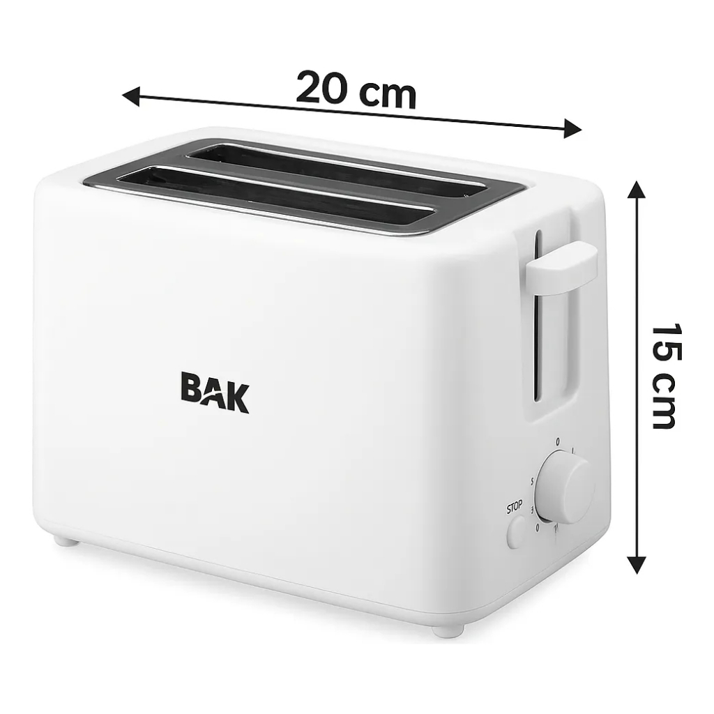 Torradeira Elétrica Pão De Forma Matinal 6 Níveis Tostagens Branco 127v