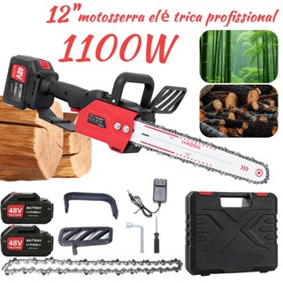 Motosserra Elétrica a Bateria 12” Potente Sem Fio e Pronta para o Trabalho Pesado VITOR em Oferta na Shopee