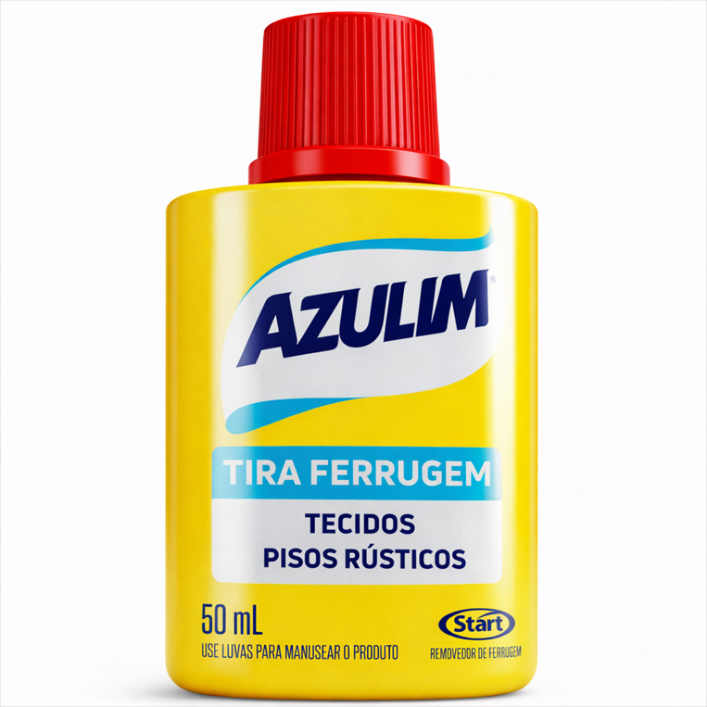 Tira Ferrugem 50ml Original Tira Mancha de Ferrugem em Tecidos e Pisos Rústicos