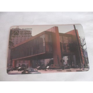 Cartão telefonico MASP Museu de Arte de São Paulo Telebrás