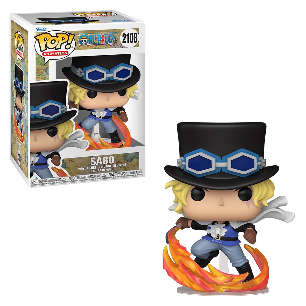 FUNKO POP ONE PIECE 4 SABO 2108 NOVO ORIGINAL