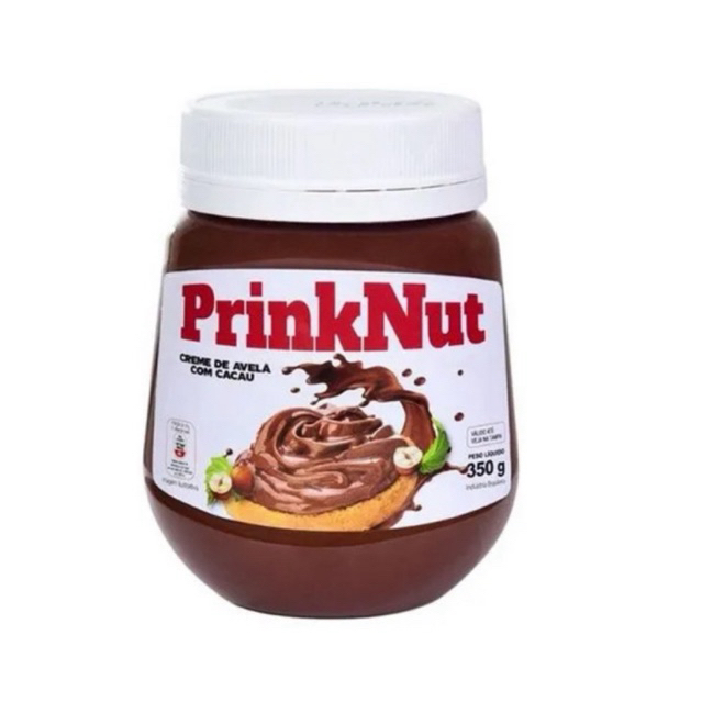 Chocolate Para Recheio Doceria Festas Bolo Creme De Avelã Prink Nut 350g Cremoso Barato Gostoso em Oferta na Shopee