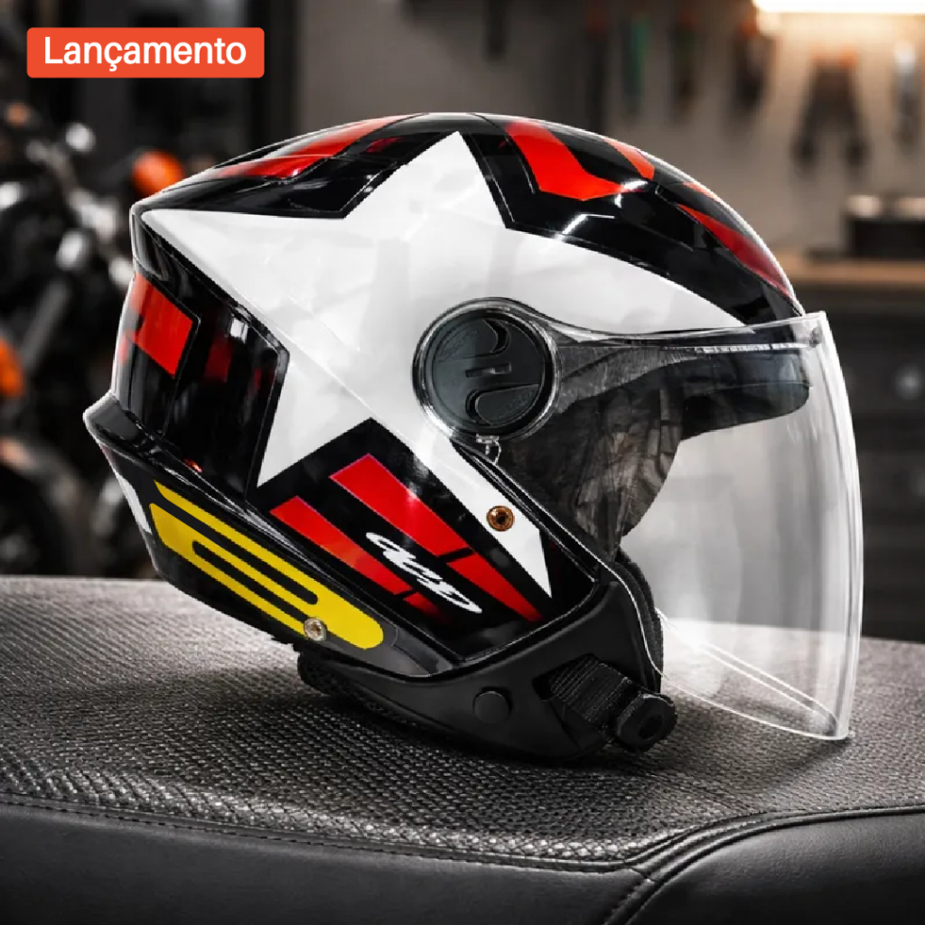 Capacete New Liberty 3 Personalizado LS2 Estrela - Varias Cores em Oferta na Shopee