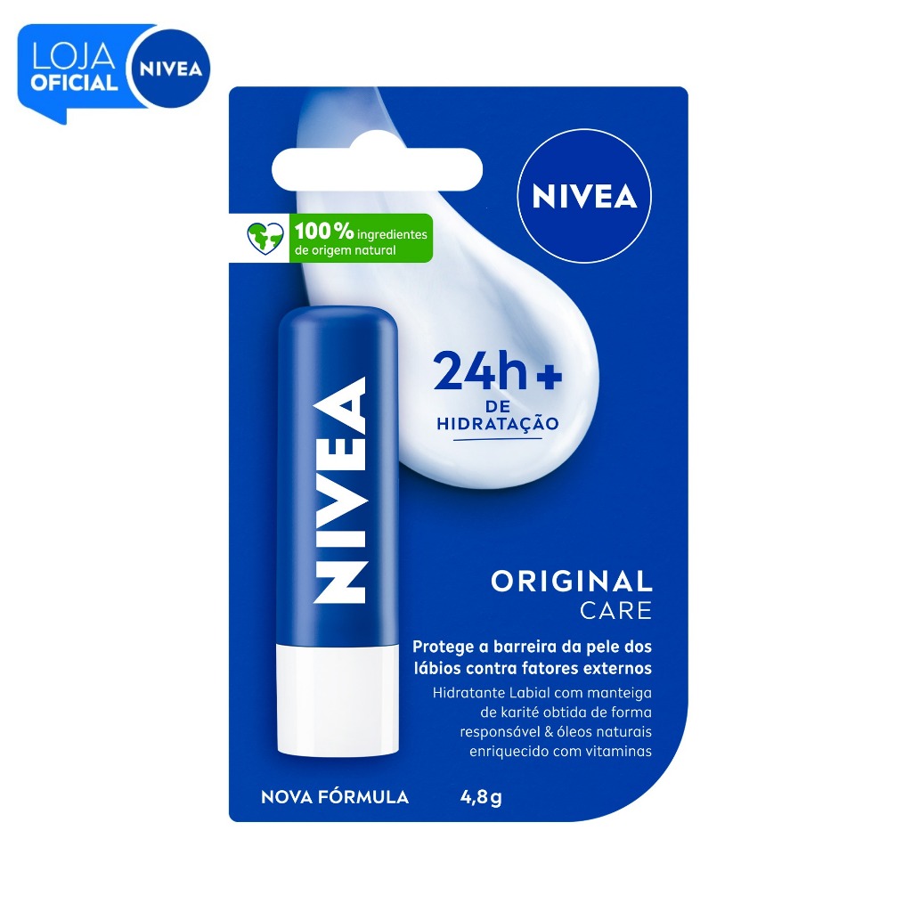 NIVEA Hidratante Labial Original Care 4,8g NIVEA Hidratante Labial Original Care 4,8g