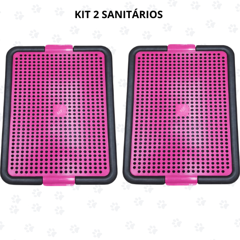 Kit 2 Sanitário Cachorro Grande Tapete Higiênico Lavável Pet Banheiro Para Cachorro