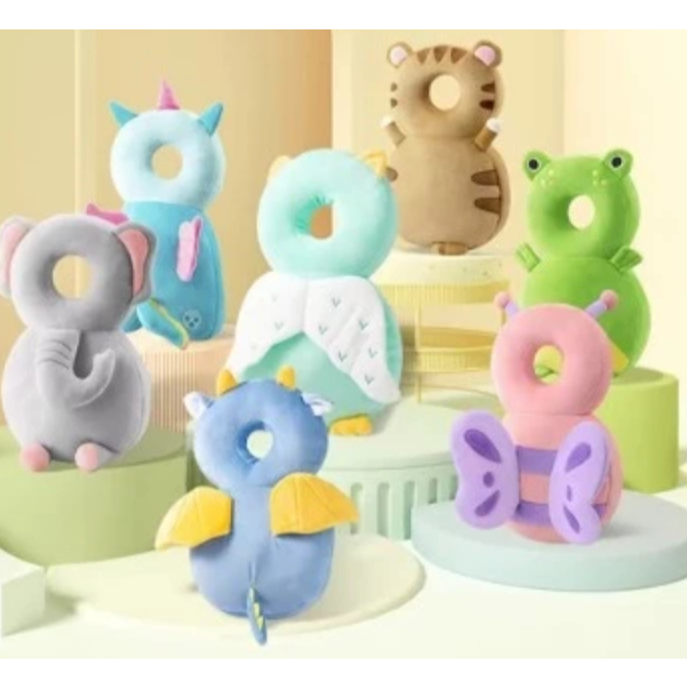 Mochila Almofada Infantil Protetor De Cabeça Para Bebês Travesseiro Anti Impactos