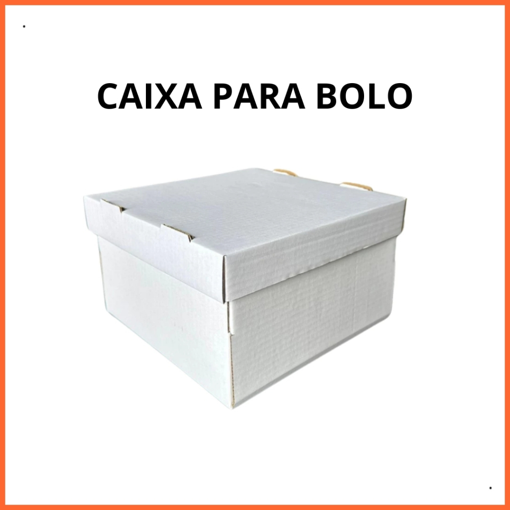 10 Caixas para Bolo alto. Resistente - Confeitaria