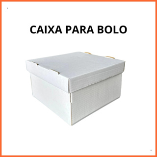 10 Caixas para Bolo alto. Resistente - Confeitaria em Oferta na Shopee