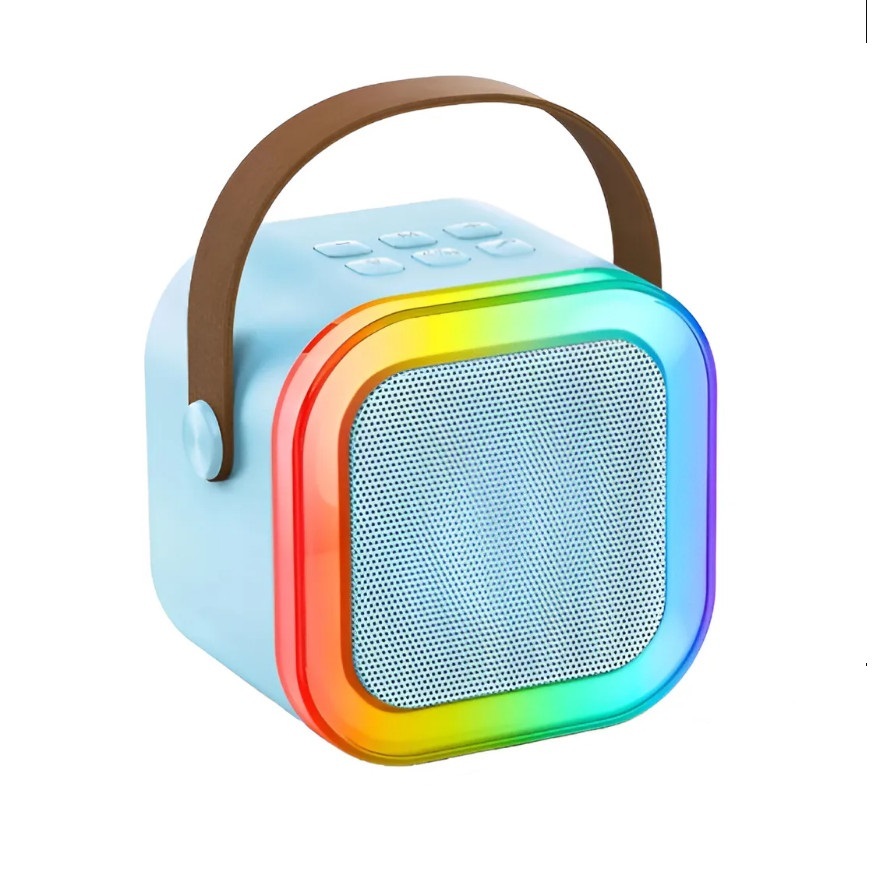 Caixinha Som Bluetooth K12, Luzes Rgb *Não acompanha microfone