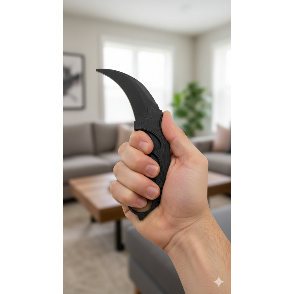 Karambit Decorativa – CSGO | Impressão 3D