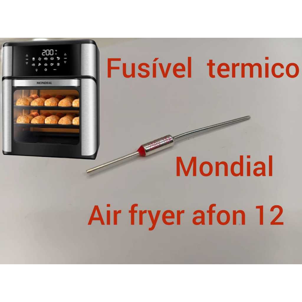 Fusível térmico 250 graus 15 amperes para Air Fryer Mondial  AFON 12