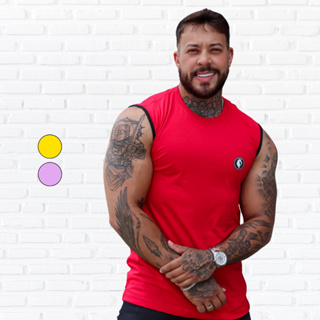 Camisa Camiseta Regata Machão Lisa Básica Masculina Casual 100% Algodão premium em Oferta na Shopee