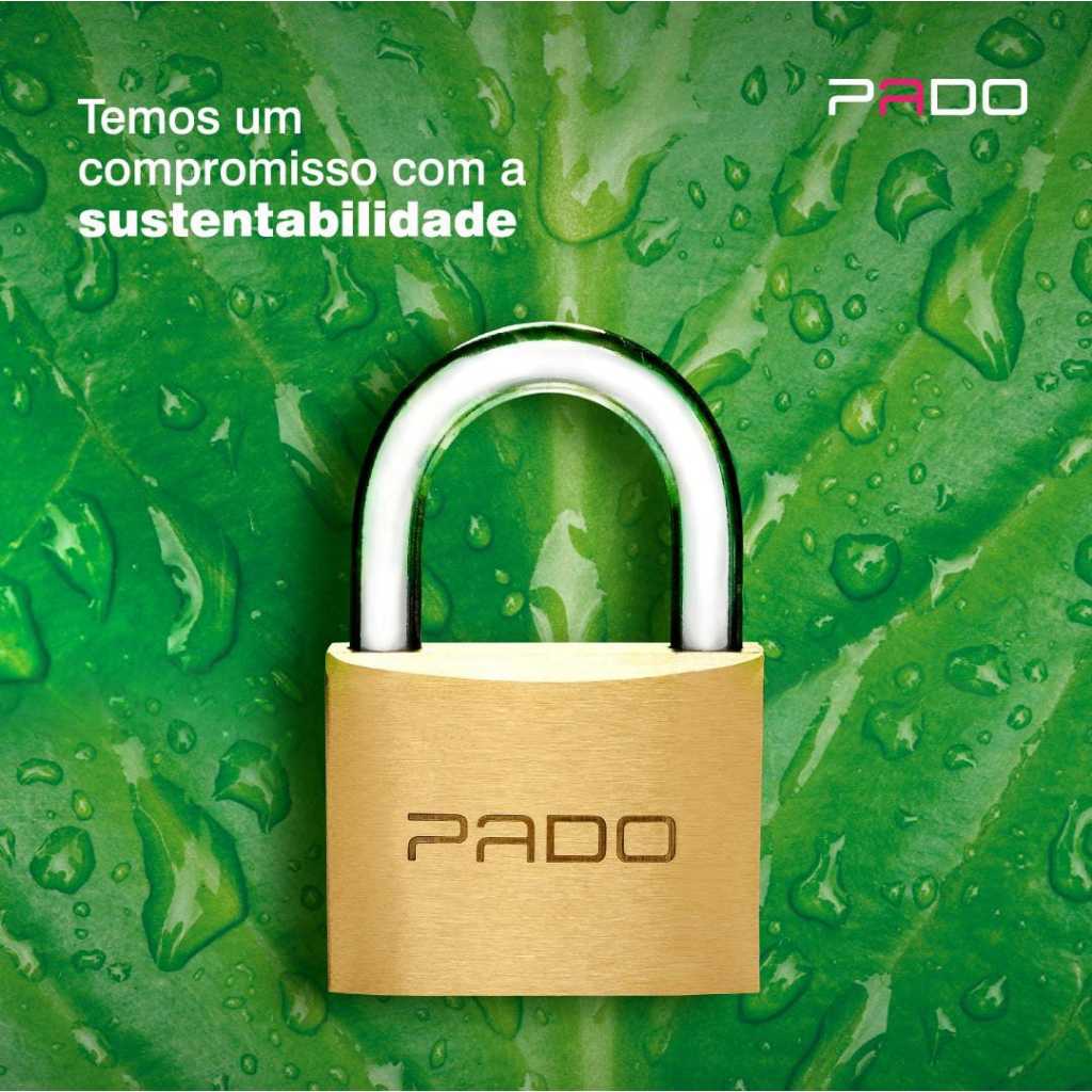Imagem Cadeado Pado Original Resistente LT 20mm c/ 2 chaves Alta Qualidade Ideal para Armários Malas Bolsas