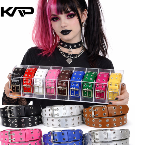 Cinto Punk Rock Alternativo Ilhós duplo unisex cores