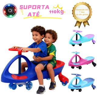 Rodas Silenciosas com LED Carrinho GIRA 360º-Carro Balançante Seguro para Crianças - Anti-Volto em Oferta na Shopee