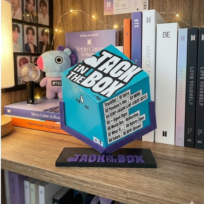 Suporte Album Jack In The Box J-Hope BTS Kpop Base Decorativa Display Army Presente Fã
