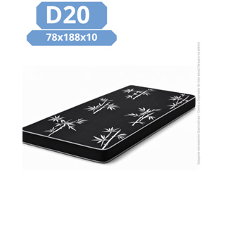 COLCHÃO DE SOLTEIRO ESPUMA D20 78x188x10 em Oferta na Shopee