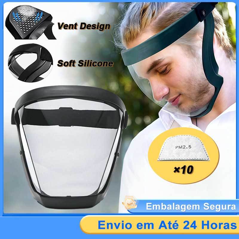 Óculos de Soldagem Profissional com Máscara Protetora Transparente Anti-Risco Anti-Névoa para Trabalho Industrial em Oferta na Shopee