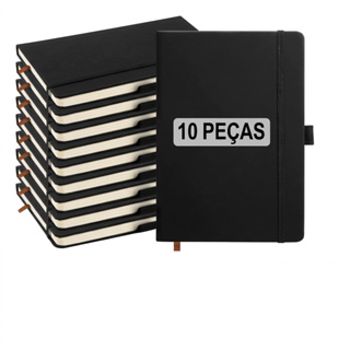 Kit 3 /5 /10 Cadernetas Anotação Moleskine Sketchbook A5 14X21 80 Folhas Amareladas 90g/m² Liso Pautado Executivo em Oferta na Shopee