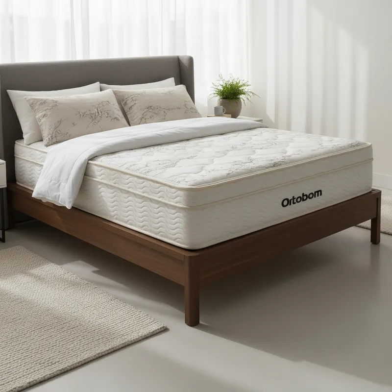 Colchão de Molas Ensacadas Ortobom Airtech Casal 138cm em Oferta na Shopee