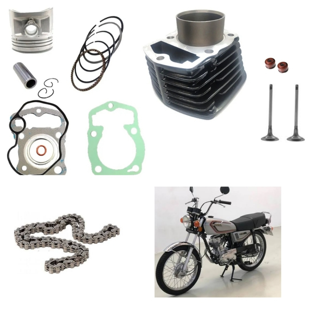Kit Cilindro Completo Corrente Comando Válvulas Moto OHC ML 125Cc